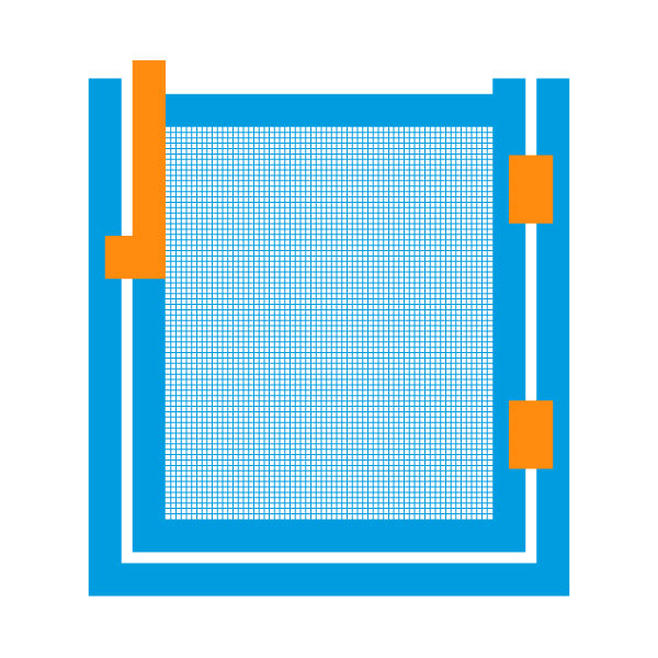 Pool Safety Gate Icons Latch and Hinges 01