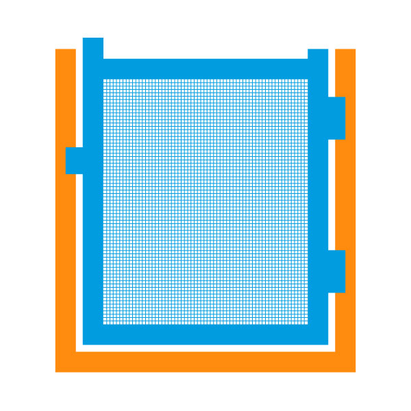 Pool Safety Gate Icons U Shape 01